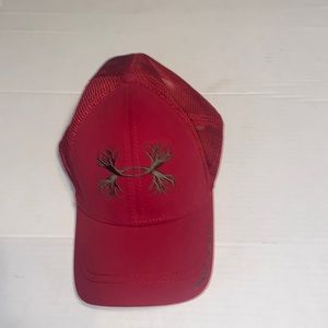 Under Armour red adjustable hat